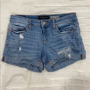 Aeropostale Midi Jean Shorts